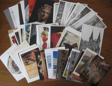 Partij ansichtkaarten kunst / 95 stuks  beschikbaar voor biedingen
