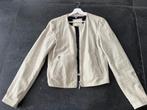 Oncia leren biker jack off white maat 40 geperforeerd leer, Maat 38/40 (M), Wit, Zo goed als nieuw, Verzenden