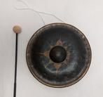 Vintage Old Thai Nipple Gong Hand Made Bronze met Klopper, Gebruikt, Overige soorten, ?, ?