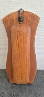 Borstelhouder met borstel hout vintage / retro, Ophalen of Verzenden