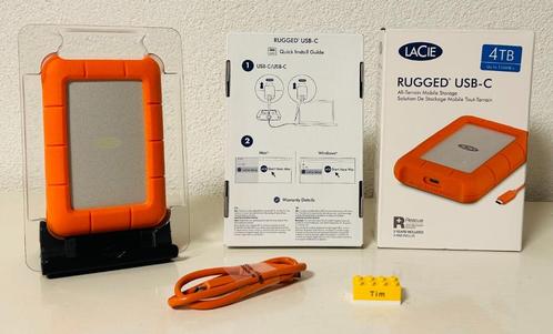 La Cie / Rugged USB‑C 4 TB (HDD), Computers en Software, Harde schijven, Nieuw, Laptop, Extern, HDD, USB, Ophalen of Verzenden