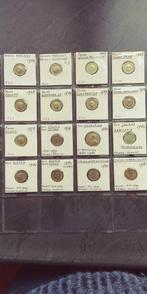 Nederlandse herdenkingsstuivers rond, 16 stuks verschillende, Verzenden, Koningin Juliana, Setje