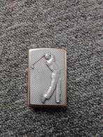 Zippo Aansteker - Golf Design, Ophalen of Verzenden, Gebruikt, Aansteker