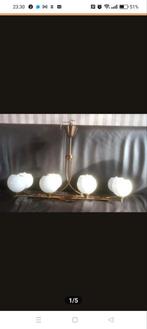 Engelse messing art deco lamp, Antiek en Kunst, Antiek | Lampen, Ophalen of Verzenden