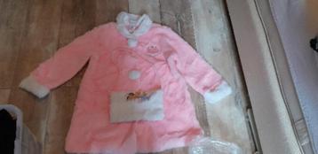 Origineel DISNEY PRINCESS dik teddy vest/jas met mof NIEUW beschikbaar voor biedingen