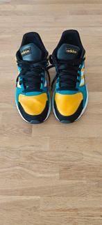 adidas Neo maar 40 2/3 CRAZYCHAOS 'White Blue Yellow', Ophalen of Verzenden, Zo goed als nieuw, Wit