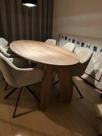 Nieuwe Montel Ovale eikenhouten tafel - cinnamon, 100 tot 150 cm, Eikenhout, Ophalen of Verzenden, Vijf personen of meer