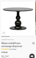 Woood tafel, Huis en Inrichting, Tafels | Eettafels, Ophalen, Gebruikt, Rond, 100 tot 150 cm