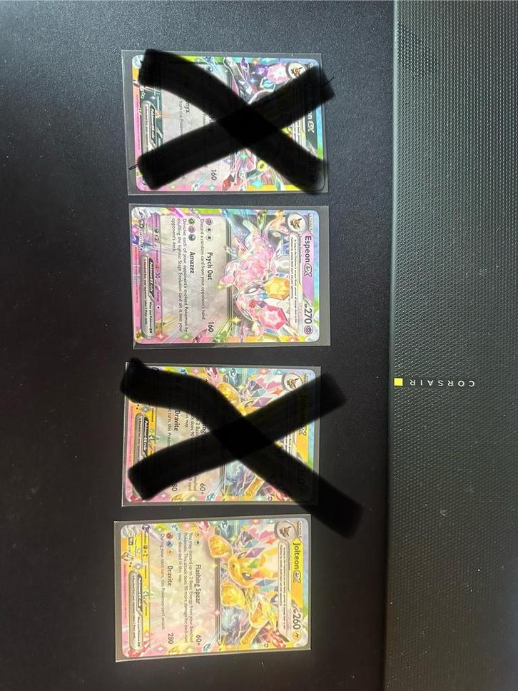 Eeveelutions EX pokemon kaarten Prismatic evolutions, Hobby en Vrije tijd, Verzamelkaartspellen | Pokémon, Nieuw, Ophalen of Verzenden