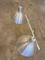 Twee hanglampen aan rail - verschuifbaar, Ophalen, Gebruikt, Metaal, Minder dan 50 cm