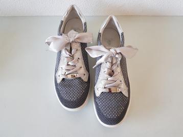 * Ara maat 38.5 ( 5.5 H ) New York Fashion grijs zilver ZGAN beschikbaar voor biedingen