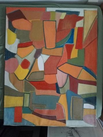 Compositie abstract constructivisme jaren 60/80 beschikbaar voor biedingen