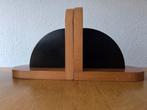 Vintage beuken boekensteunen Amsterdamse School, Ophalen of Verzenden, Zo goed als nieuw