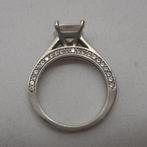 Prachtige zilveren ring met steentjes maat 16.75 nr.1058, Sieraden, Tassen en Uiterlijk, Ringen, Ophalen of Verzenden, Dame, Kleiner dan 17
