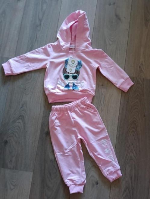 Huispakje "prinses a glow girl" - Rose mt 86, Kinderen en Baby's, Babykleding | Maat 86, Nieuw, Meisje, Setje, Ophalen of Verzenden