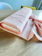 Mooie voile / chiffon stof kleur licht roze peach, Ophalen, 120 cm of meer, Roze, Polyester