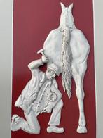 Schilderij de hoefsmid, Antiek en Kunst, Ophalen of Verzenden