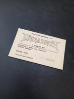 Megadeth Youth in Europe tour 1995 concert kaartje ticket, Ophalen of Verzenden, Gebruikt, Foto of Kaart