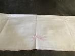 Lakentje voor wieg, vintage, Gebruikt, Jongetje of Meisje, Wit, Overige typen