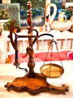 Antieke Italiaanse Weegschaal met Kaarsenhouder 1784, Ophalen of Verzenden