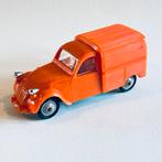 Citroën 2CV plastic Besteleend Norev jaren 60 Oranje 1:43, Hobby en Vrije tijd, Modelauto's | 1:43, Ophalen of Verzenden, Gebruikt