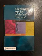 Grondtrekken van het Nederlandse strafrecht, Boeken, Studieboeken en Cursussen, Ophalen of Verzenden, Alpha, Zo goed als nieuw