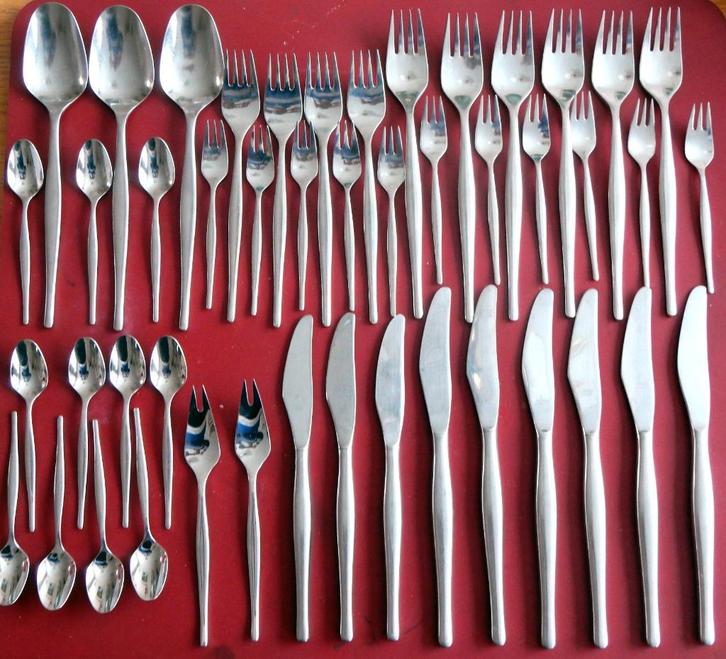 Gero Zilduro Romanti 730 design bestekdelen, Antiek en Kunst, Antiek | Bestek, Ophalen of Verzenden