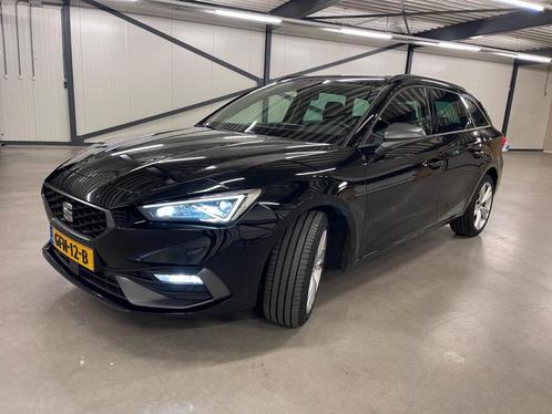 Seat Leon 2.0 TDI FR 150pk Dsg-7 2021 Zwart, Auto's, Seat, Bedrijf, Leon, Achteruitrijcamera, Adaptive Cruise Control, Android Auto