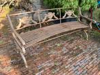 Antieke perronbank, Tuin en Terras, Ophalen of Verzenden, Gebruikt, Metaal