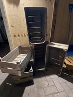 Veilingkrat 5 stuks, Ophalen, Zo goed als nieuw, Hout, Overige typen