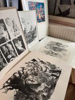 Jan Mensiga Litho's - Unieke Kunstcollectie, Antiek en Kunst, Ophalen
