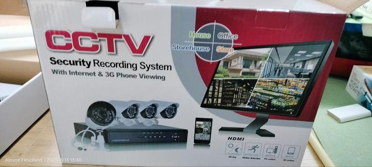Beveiligingscamera Set - Compleet!, Audio, Tv en Foto, Videobewaking, Nieuw, Buitencamera, Ophalen of Verzenden