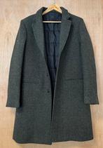 Superdry elegante lange jas wol donkergroen - Maat L, Maat 52/54 (L), Nieuw, Ophalen of Verzenden, Groen