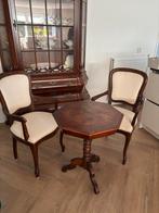 Antieke tafel met 2 stoelen, Ophalen