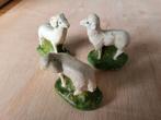 Drie gipsen schaapjes, Diversen, Kerst, Ophalen of Verzenden, Zo goed als nieuw
