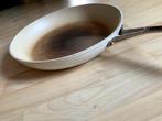 Braadpan rond 32 cm., Huis en Inrichting, Keuken | Potten en Pannen, Gebruikt, Gietijzer, Ophalen of Verzenden, Keramische plaat