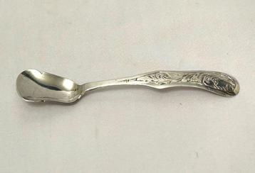 Hollands zilver Biedermeier specerijenlepel sterling silver beschikbaar voor biedingen