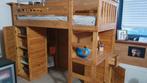 Hoogslaper Flexa met bureau, kast en lades, Ophalen, Gebruikt, Eenpersoons, 160 tot 180 cm