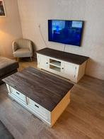 Landelijke woonkamer set – eettafel, salontafel, tv-meube, Ophalen