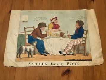Sailors Eating Pork 1801 beschikbaar voor biedingen