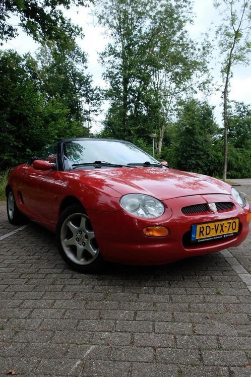MG F 1.8 I 1997 Rood Cabrio, Auto's, MG, F, Benzine, Cabriolet, Handgeschakeld, Origineel Nederlands, Rood, Achterwielaandrijving