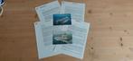 Nedlloyd 2x ansichtkaart en documentatie jaren 80, Verzamelen, Scheepvaart, Ophalen of Verzenden