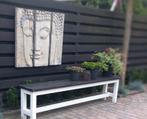 Stevige tuinbanken, Tuin en Terras, Ophalen, Zo goed als nieuw, Hout, Tuinhek