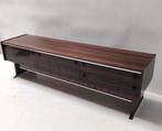 Palissander vintage jaren 60 dressoir, Ophalen, Gebruikt, 200 cm of meer, 25 tot 50 cm