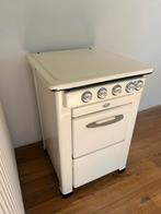 Vintage Haller Gasfornuis Creme Jaren 50, Ophalen, Gebruikt, Minder dan 85 cm, 4 kookzones
