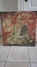 Schilderij met boedha, Huis en Inrichting, Woonaccessoires | Schilderijen, Tekeningen en Foto's, Ophalen of Verzenden, 75 tot 100 cm
