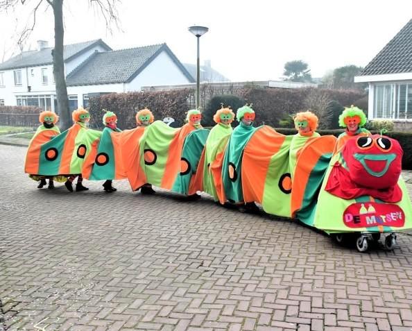 Loopgroep Rupsje Nooit Genoeg, Kleding | Dames, Carnavalskleding en Feestkleding, Gedragen, Kleding, Carnaval, Maat 46/48 (XL) of groter