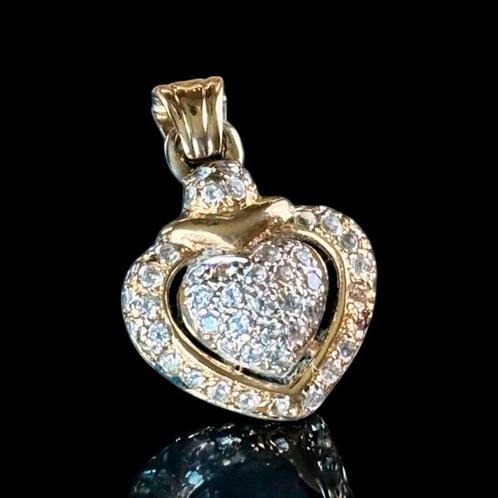 Prachtige 14 krt gouden kettinghanger, Sieraden, Tassen en Uiterlijk, Kettinghangers, Zo goed als nieuw, Goud, Overige voorstellingen