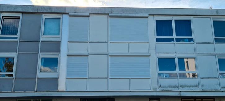 4x Elektrische Rolluiken met Afstandsbediening, Doe-het-zelf en Verbouw, Rolluiken, Gebruikt, 150 tot 200 cm, 200 cm of meer, Wit