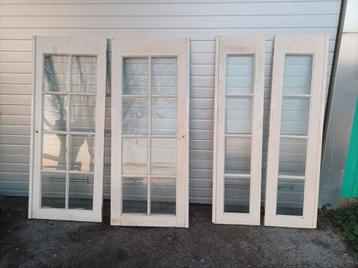 4 deuren met fasset glas  beschikbaar voor biedingen